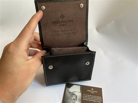 patek philippe leather travel case|Patek Philippe Timeless Travel Wallet .